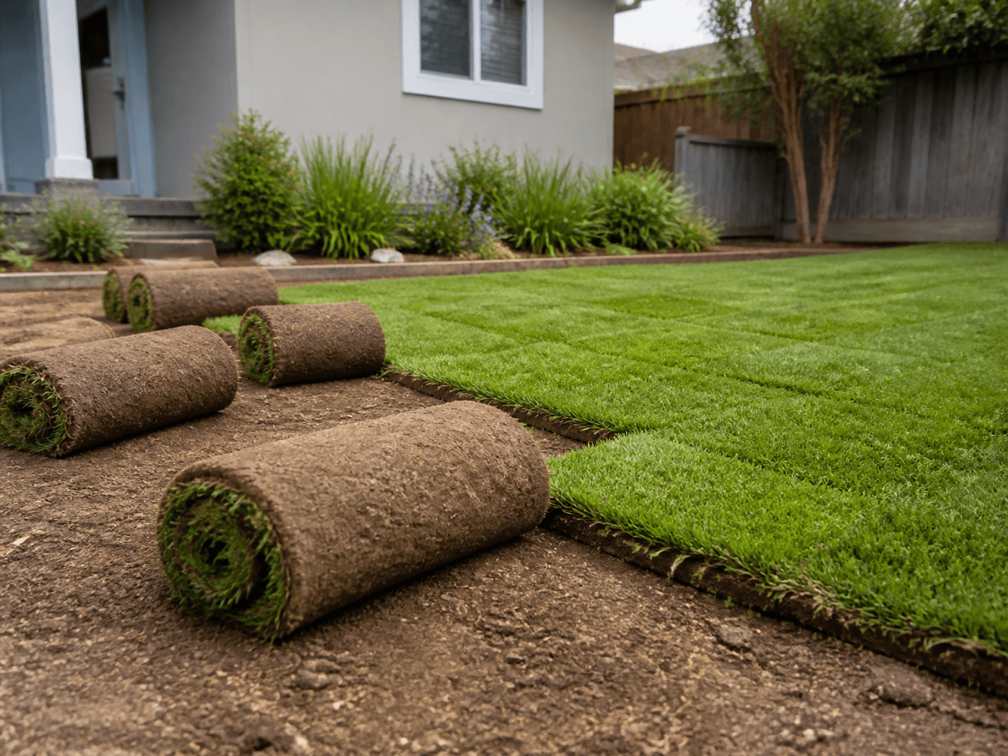 Sod Installation landscaping service example